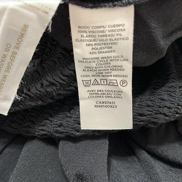 Loft Black Halter/Sleeveless Wide Leg Jumpsuit Size 12 - Picture 4 of 4